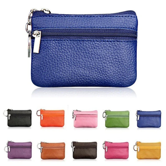 Zipper PU Coin Purse – Women’s Wallet for Coins and Small Items