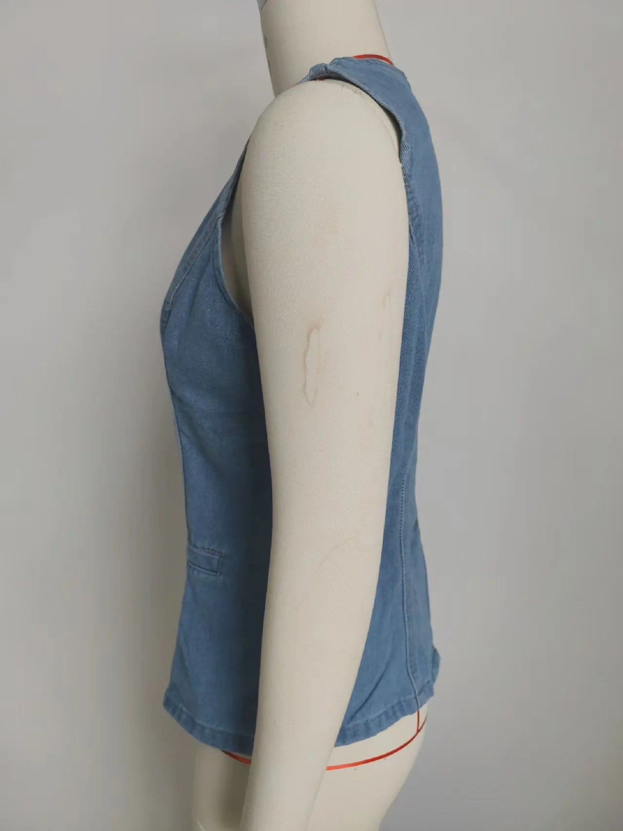 Trendy Two-Piece Set – Sleeveless Darted Vest with Wide-Leg Trousers