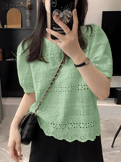 Limited Edition – Stylish Crochet Summer Blouse for Women