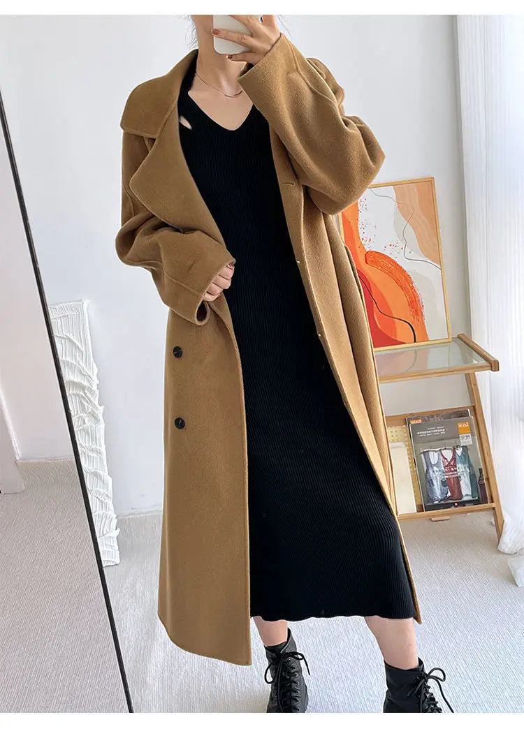 Street Style Winter Dress – Women’s Slim Halter Knit Long Skirt