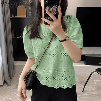 Limited Edition – Stylish Crochet Summer Blouse for Women