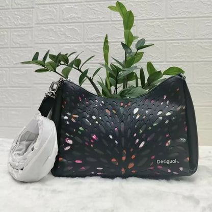 Fashion Embroidery Crossbody Bag – Women’s Single Shoulder Large Tote