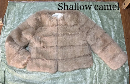 Fashion & Warm – Thick Faux Fur Coat Women’s Winter Wear