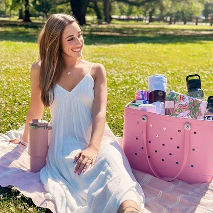 Extra Large Women’s Jelly Tote – Waterproof Beach and Shopping Bag