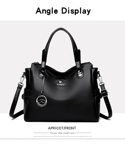 High-Quality Leather Handbag – Soft Shoulder Bag for Women