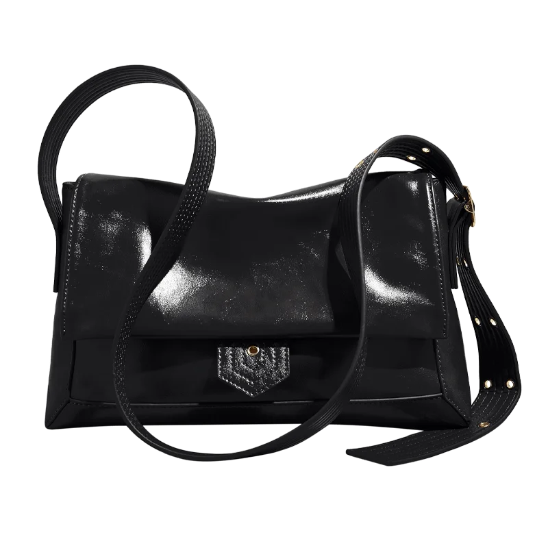 Autumn Winter Women’s Tote Bag – FOXER Simple Split Leather Crossbody Bag