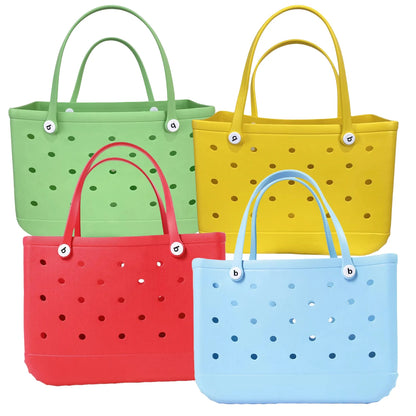 Extra Large Women’s Jelly Tote – Waterproof Beach and Shopping Bag