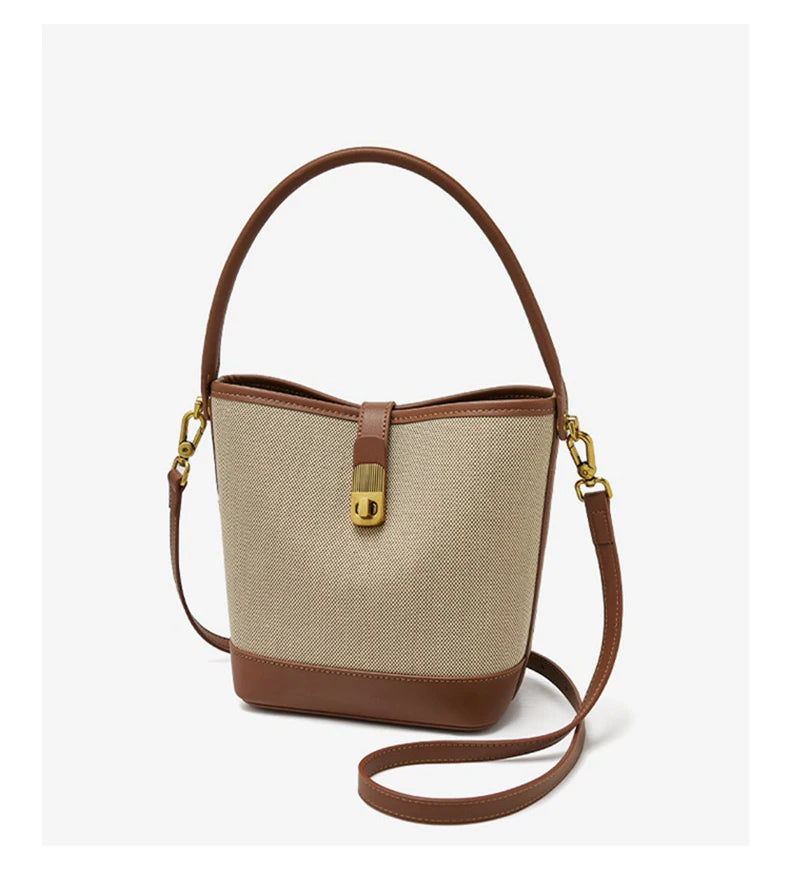 FOXER Women’s Small Crossbody Bag – Fashion Bucket Shoulder Handbag 2025