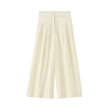 2025 Spring Summer 2-Piece Commuter Suit – Women’s Sleeveless Top & Pants