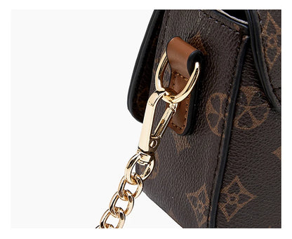 Girls’ Monogram Flap Bag – FOXER Small Crossbody Cellphone Handbag