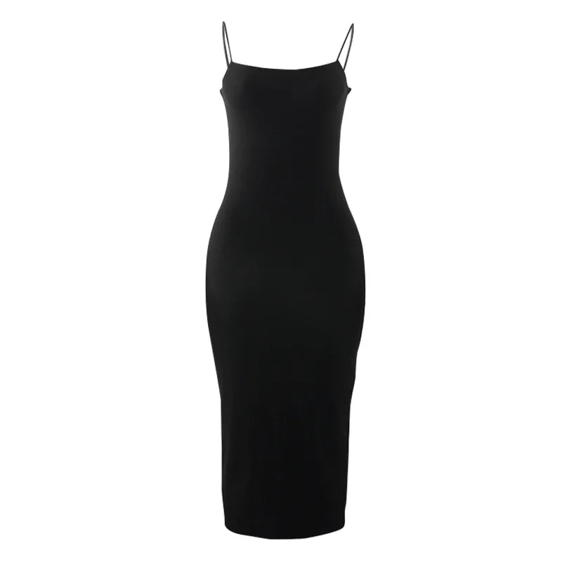 Unmatched Style – Black Sleeveless Backless Party Dress