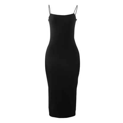 Unmatched Style – Black Sleeveless Backless Party Dress