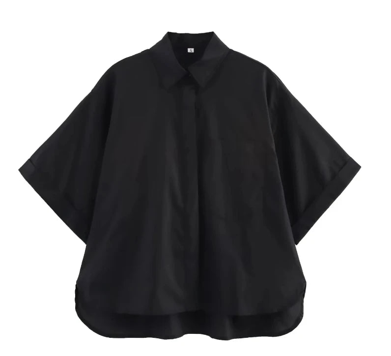 Limited Edition – Slim Fit Casual Poplin Shirt for Women