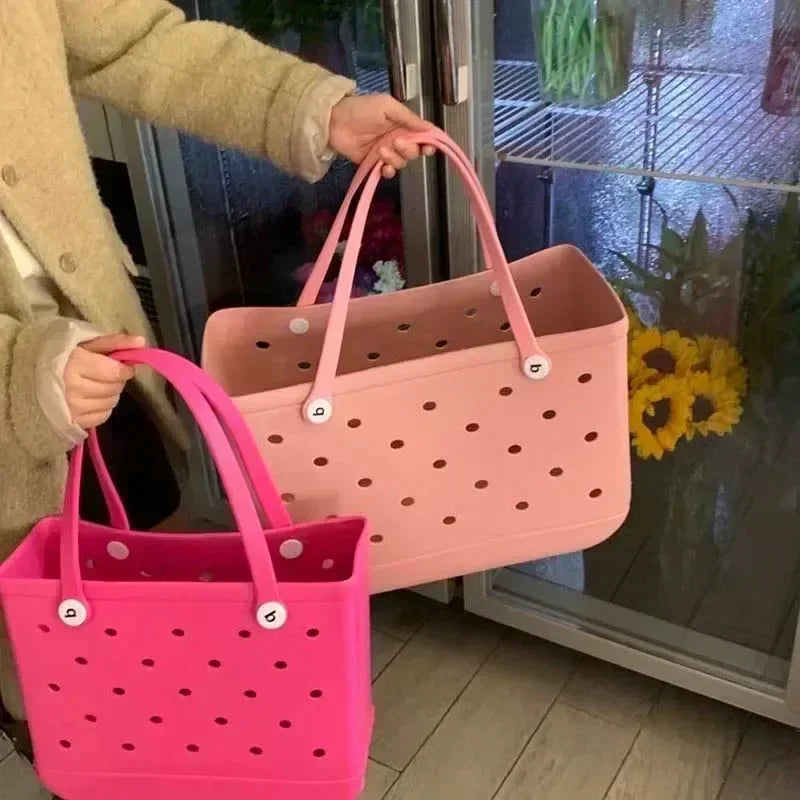 Extra Large Women’s Jelly Tote – Waterproof Beach and Shopping Bag