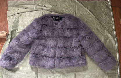 Fashion & Warm – Thick Faux Fur Coat Women’s Winter Wear