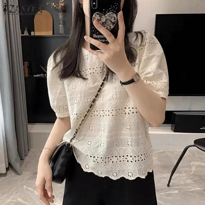 Limited Edition – Stylish Crochet Summer Blouse for Women