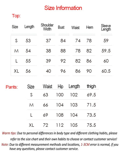 Casual Women’s Tracksuit – VIMLY Two-Piece with Loose Fit Pants