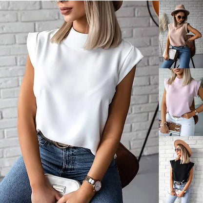 Summer Must-Have – O-Neck Short Sleeve Top for Ladies
