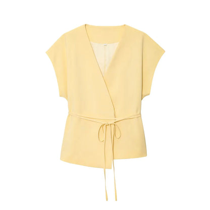 2025 Spring Summer 2-Piece Commuter Suit – Women’s Sleeveless Top & Pants