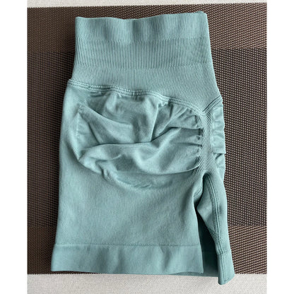 TKITK Shorts Seamless Yoga Pants Women's Fitness Outfits Shark Bite Shorts for Gym Running Cycling Bike Wear Leggings