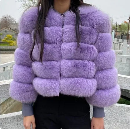 Fashion & Warm – Thick Faux Fur Coat Women’s Winter Wear