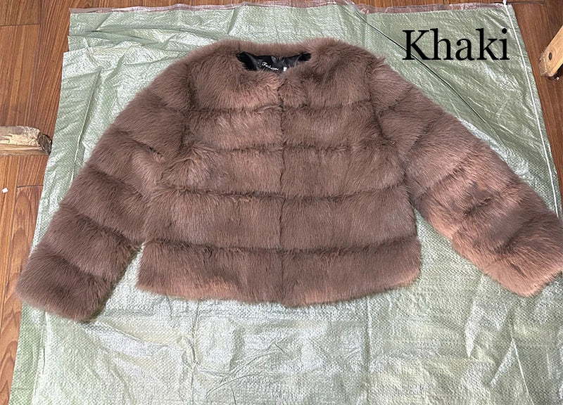Fashion & Warm – Thick Faux Fur Coat Women’s Winter Wear