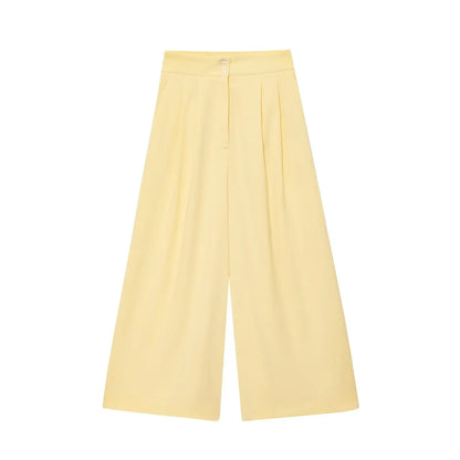 2025 Spring Summer 2-Piece Commuter Suit – Women’s Sleeveless Top & Pants
