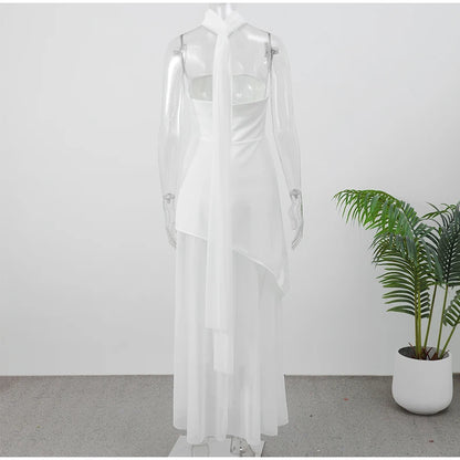 Summer Must-Have – Elegant Strapless Maxi Beach Dress