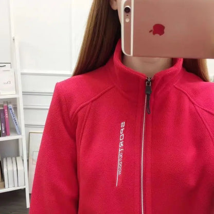 Limited Edition – Warm Double-Sided Velvet Outerwear with Zipper