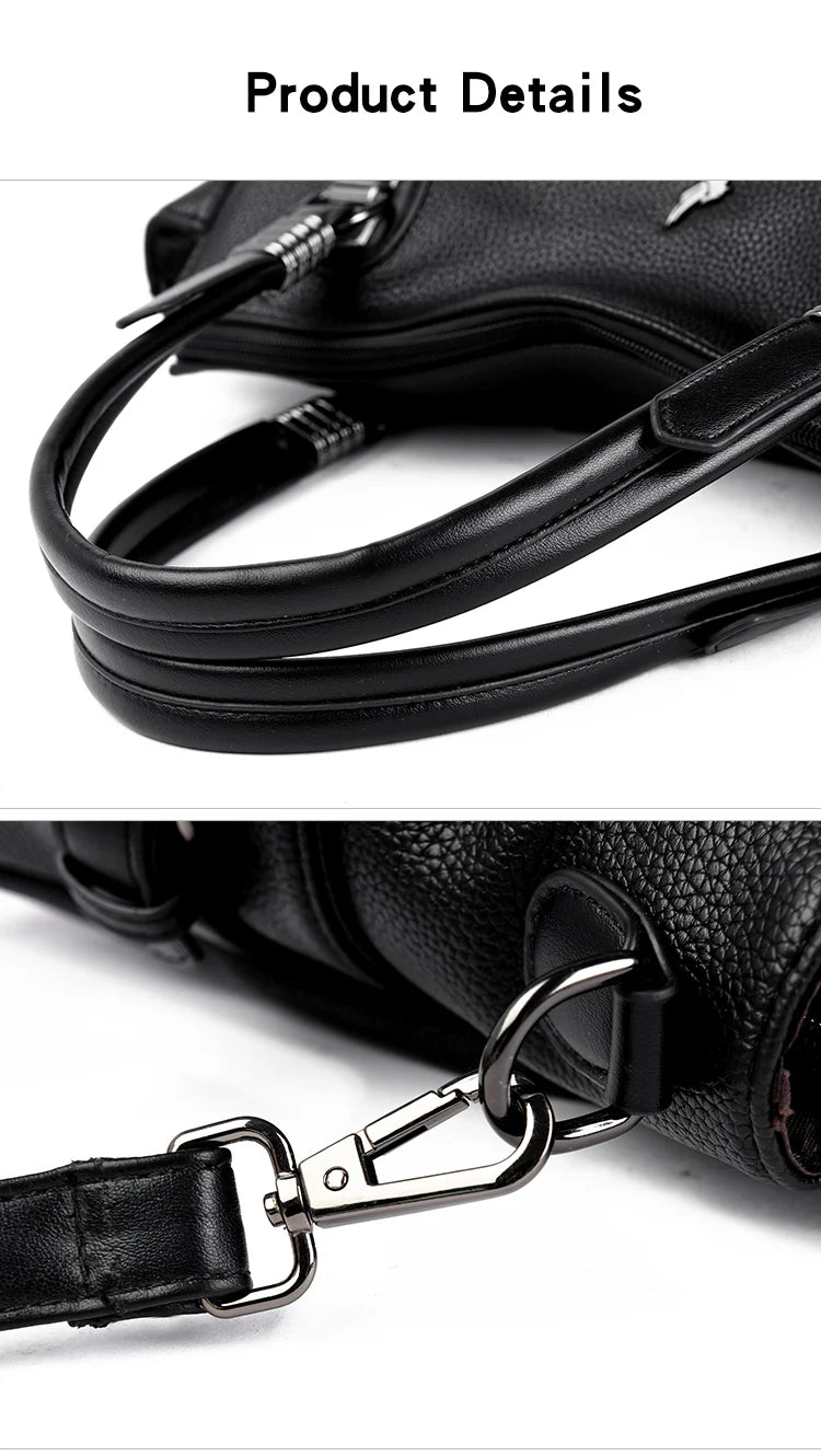 High-Quality Leather Handbag – Soft Shoulder Bag for Women