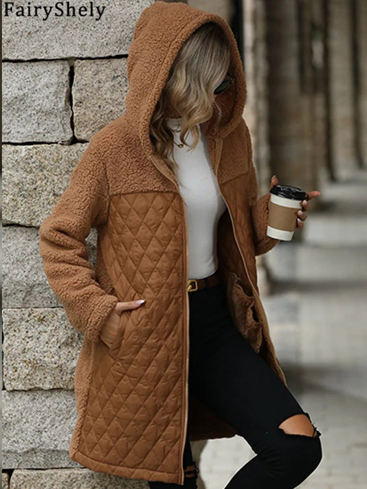 Turn Heads Anywhere – FairyShely Winter Patchwork Cardigan