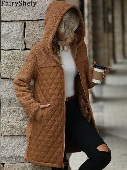 Turn Heads Anywhere – FairyShely Winter Patchwork Cardigan