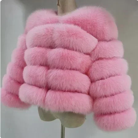 Fashion & Warm – Thick Faux Fur Coat Women’s Winter Wear