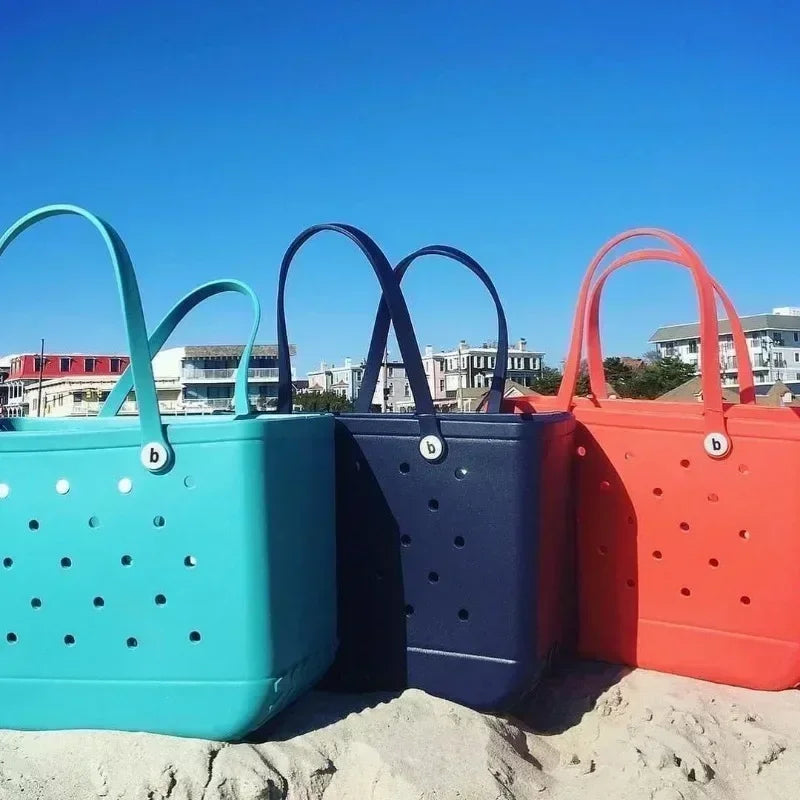 Extra Large Women’s Jelly Tote – Waterproof Beach and Shopping Bag