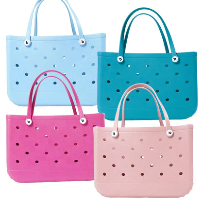 Extra Large Women’s Jelly Tote – Waterproof Beach and Shopping Bag