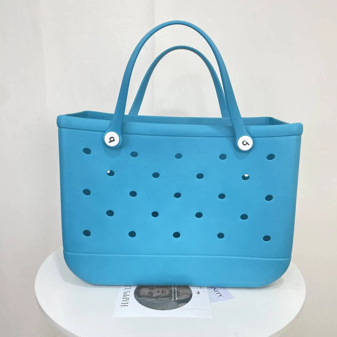 Extra Large Women’s Jelly Tote – Waterproof Beach and Shopping Bag