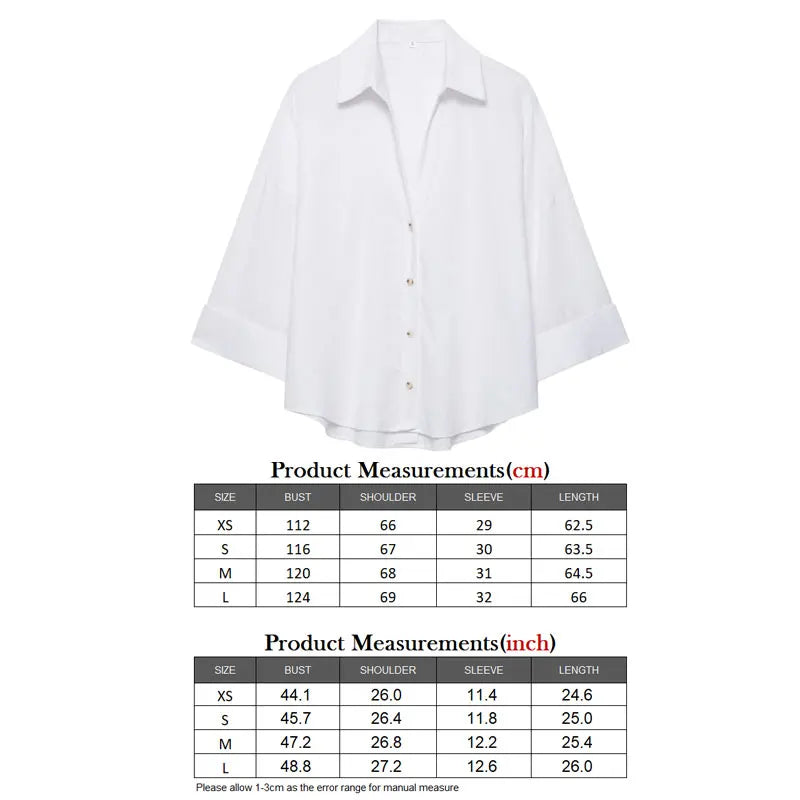 Limited Edition – Slim Fit Casual Poplin Shirt for Women