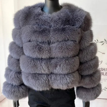 Fashion & Warm – Thick Faux Fur Coat Women’s Winter Wear