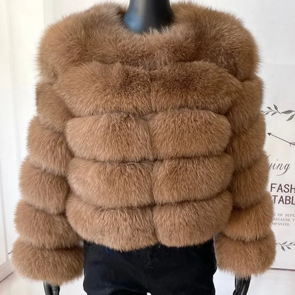 Fashion & Warm – Thick Faux Fur Coat Women’s Winter Wear