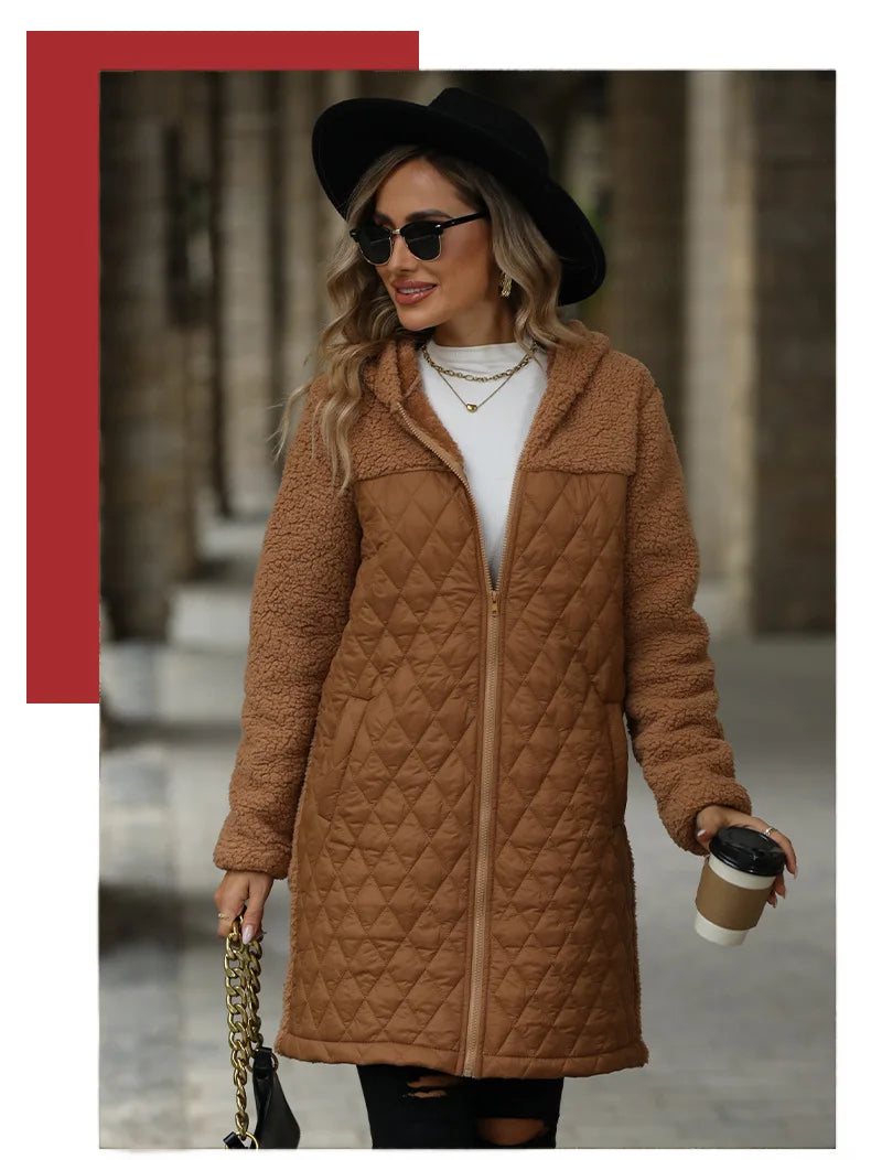 Turn Heads Anywhere – FairyShely Winter Patchwork Cardigan