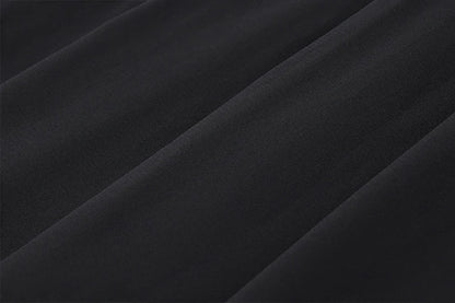 Casual Elegant Summer Dress – High-Waist Solid Ruched Maxi Dress