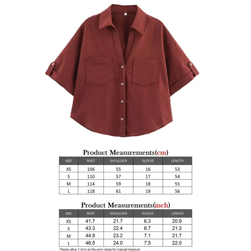 Limited Edition – Slim Fit Casual Poplin Shirt for Women