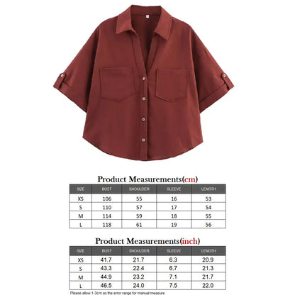 Limited Edition – Slim Fit Casual Poplin Shirt for Women