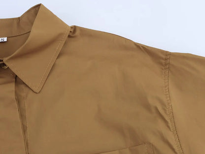 Limited Edition – Slim Fit Casual Poplin Shirt for Women