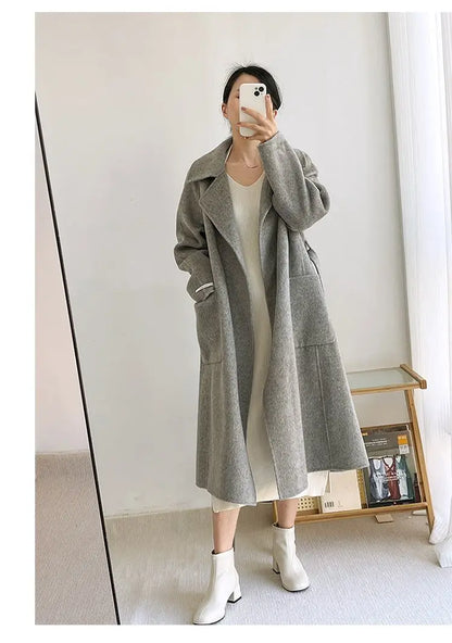 Street Style Winter Dress – Women’s Slim Halter Knit Long Skirt