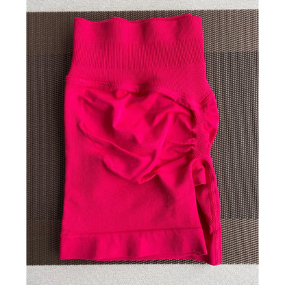 TKITK Shorts Seamless Yoga Pants Women's Fitness Outfits Shark Bite Shorts for Gym Running Cycling Bike Wear Leggings