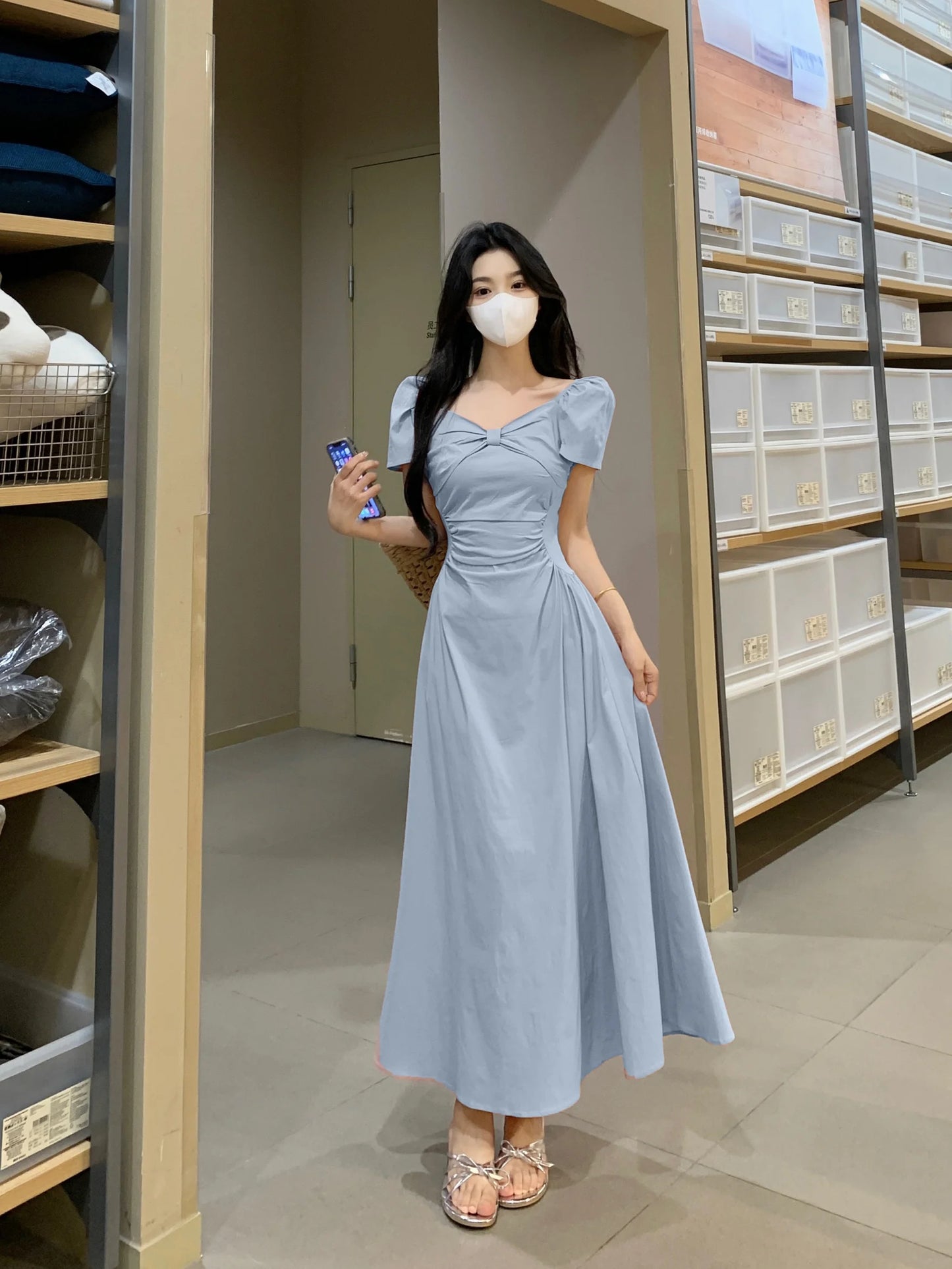 Women’s Stylish Summer Dress – Plus Size Little Hepburn A-Line Dress