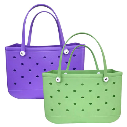Extra Large Women’s Jelly Tote – Waterproof Beach and Shopping Bag
