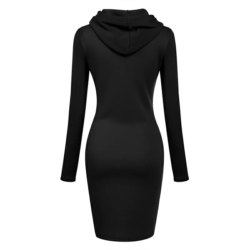 Limited Edition – Casual Hoodie Dress with Skirt Design