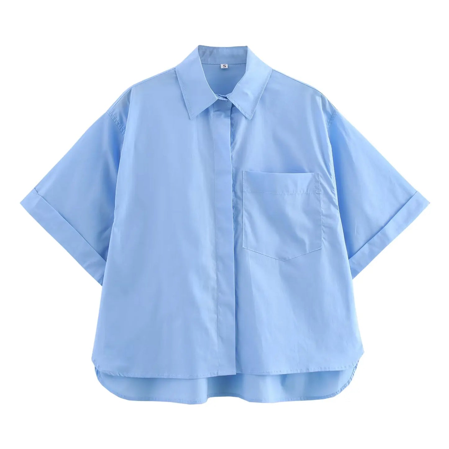 Limited Edition – Slim Fit Casual Poplin Shirt for Women